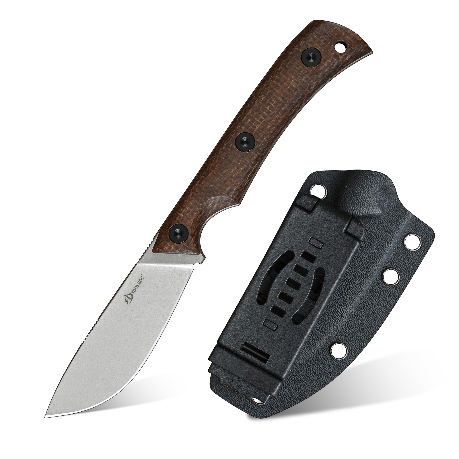 Edc Carry Fixed Blade Knife - SDOKEDC DC53 Çelik EDC Maket Bıçağı,