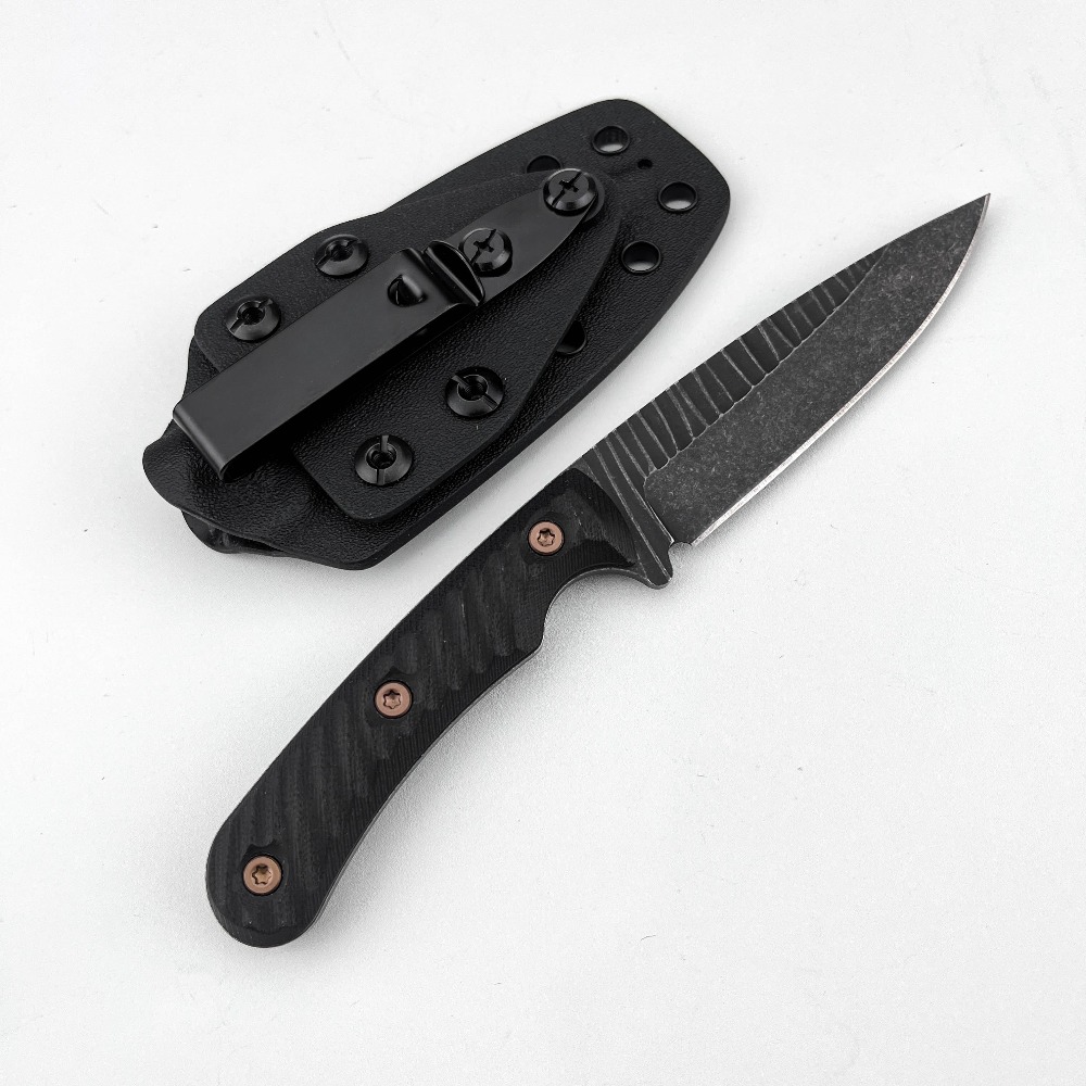 Edc Carry Fixed Blade Knife - Tam Tang Bushcraft Bıçağı D2 Çelik