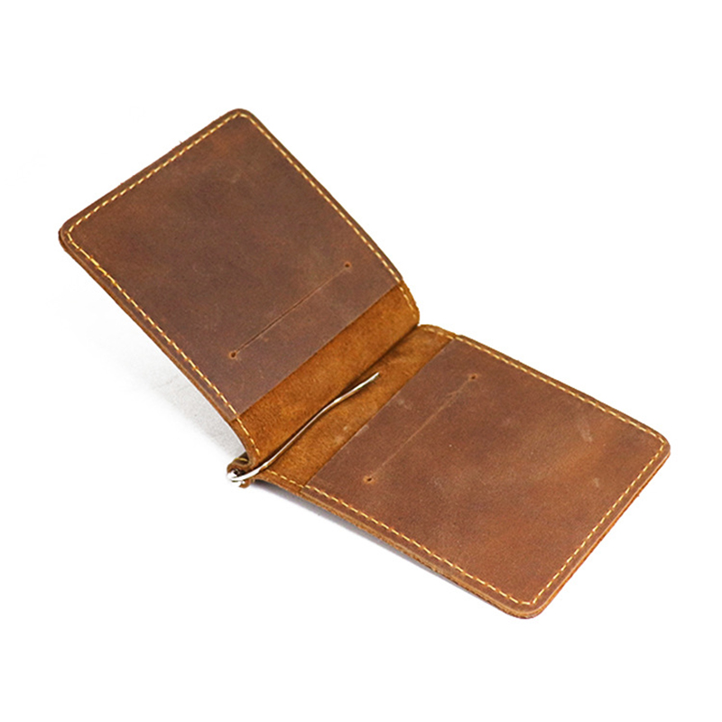 Money Clip Magnetic - El yapımı hakiki deri para klibi