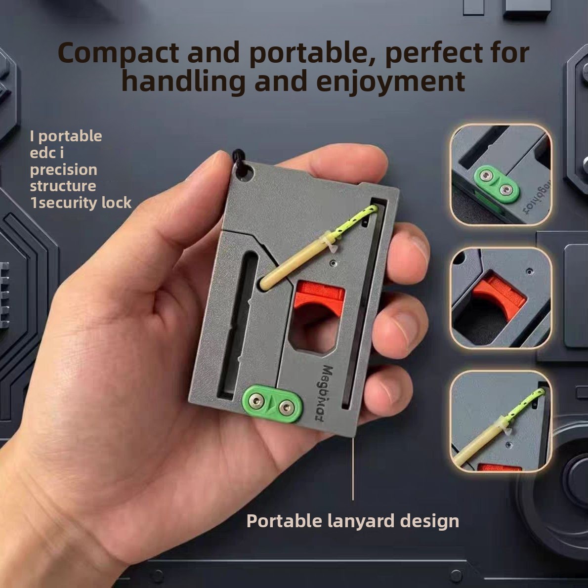 Edc Carry Card - MagaPivot Kart Sapanı Taşınabilir Katlanabilir EDC