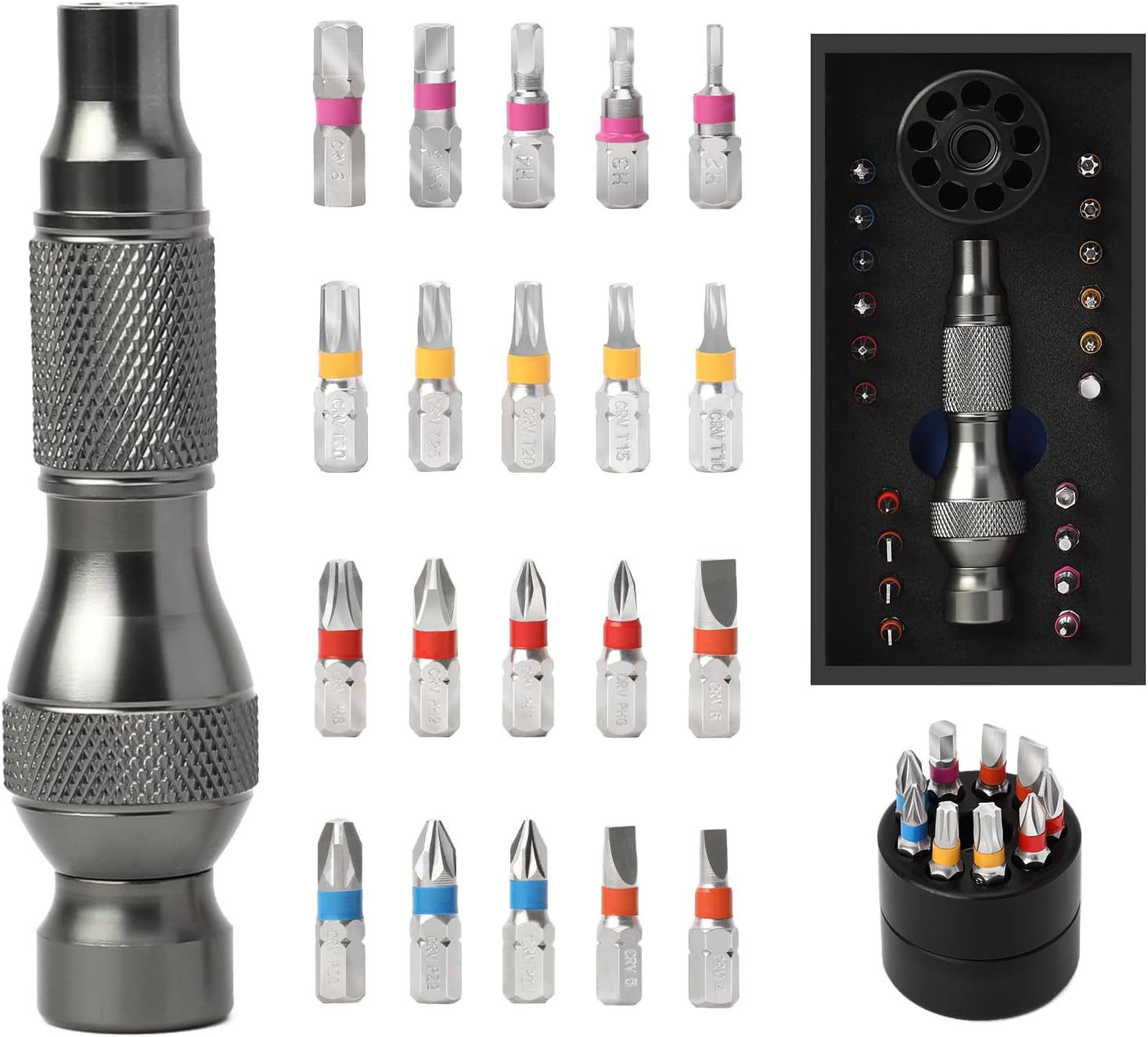 Micro Screwdriver Kit - Evrensel 22'si 1 Arada Hassas Tornavida