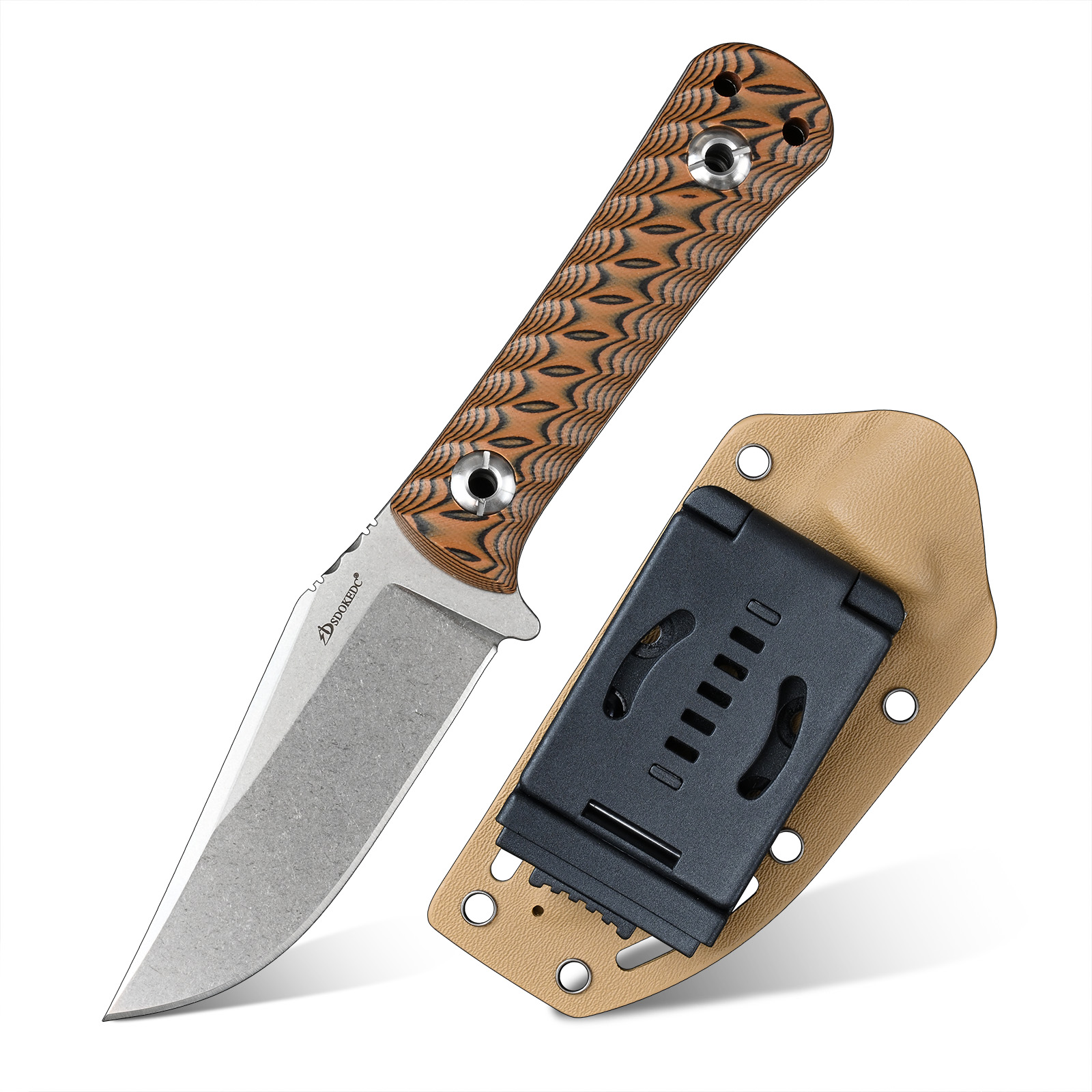 Edc Carry Fixed Blade Knife - SDOKEDC Taşınabilir EDC Taşıma Kesici El