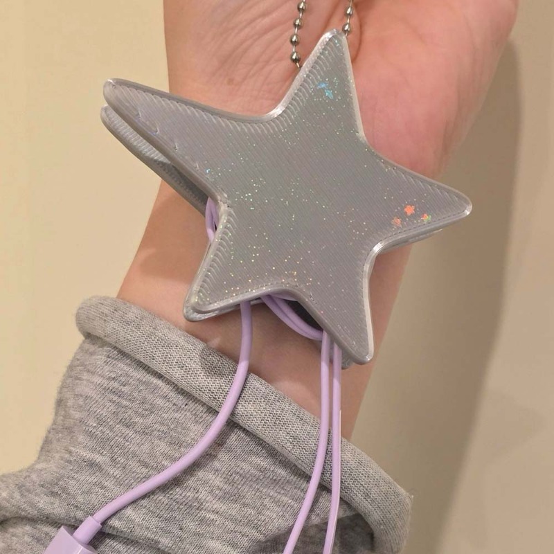 Y2K Yıldız Şekilli Kablo Düzen - Cable Winder Keychain incelemesi ve fiyatı