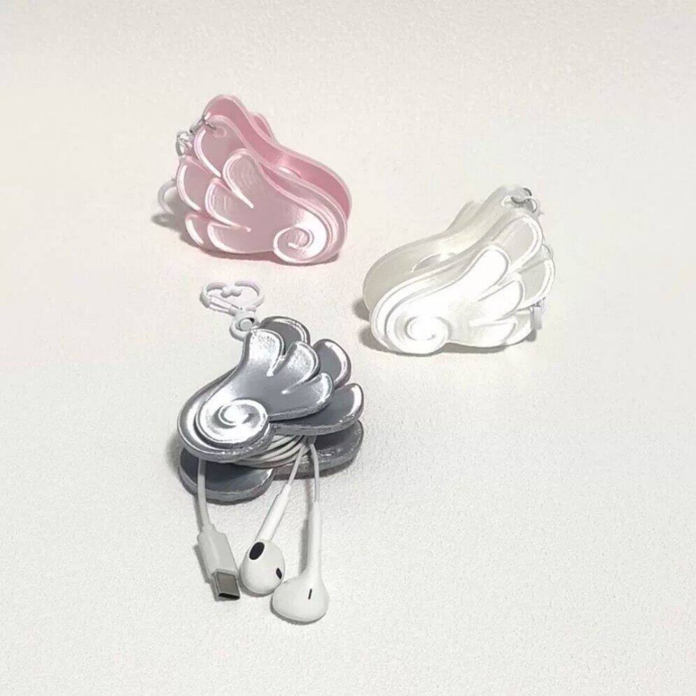3D Baskılı Melek Kanadı Kablo  - Cable Winder Keychain incelemesi ve fiyatı