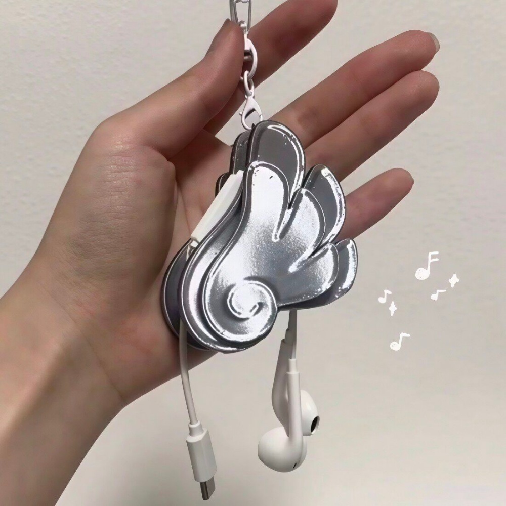 3D Baskılı Melek Kanadı Kablo  - Cable Winder Keychain incelemesi ve fiyatı