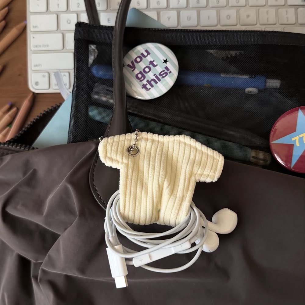 Giysi Şeklinde Kablo Düzenleyi - Cable Winder Keychain incelemesi ve fiyatı