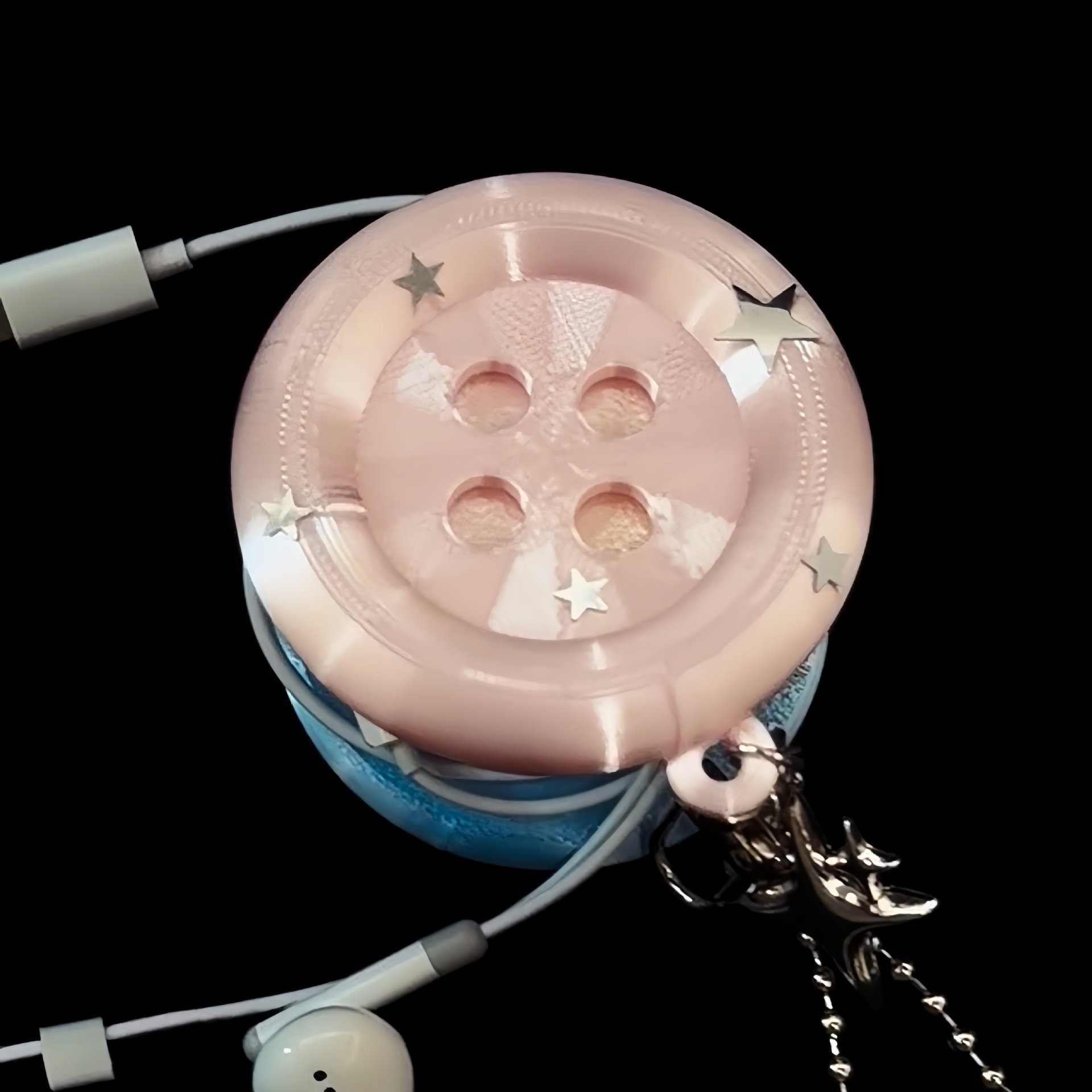 3D Kawaii Yuvarlak Düğme Yıldı - Cable Winder Keychain incelemesi ve fiyatı