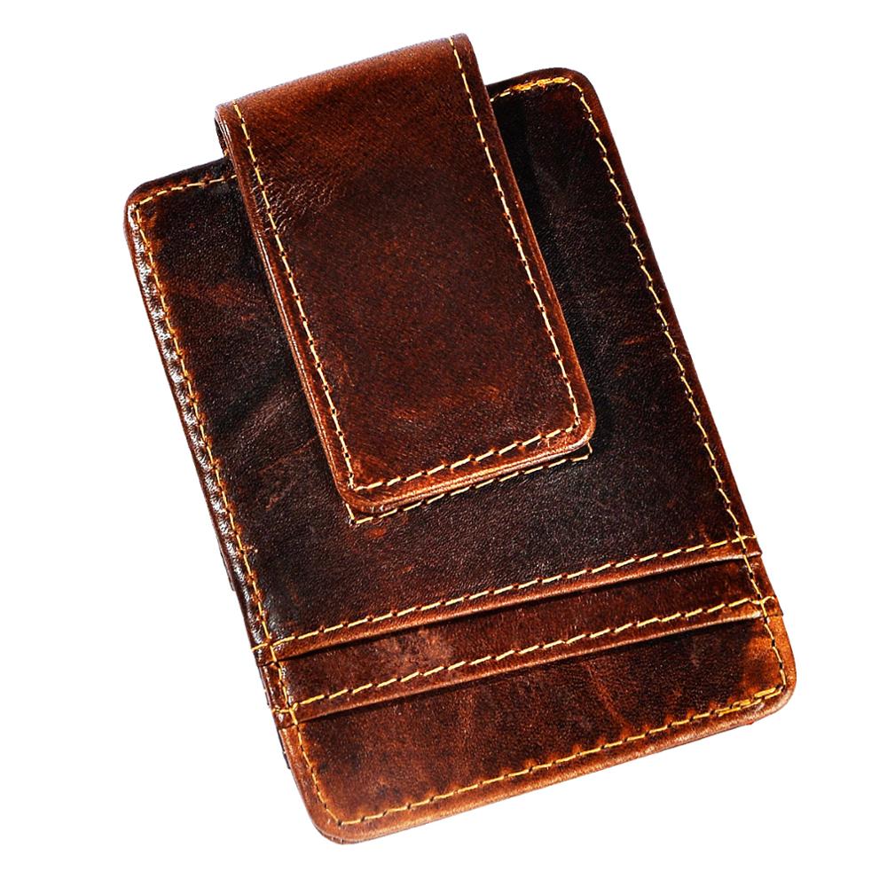 2020 eğilim gerçek deri manyet - Money Clip Magnetic incelemesi ve fiyatı