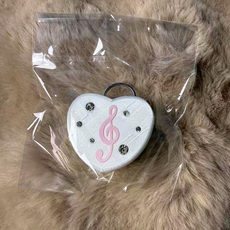 Gotik Nota Şeklinde Kalp Kablo - Cable Winder Keychain incelemesi ve fiyatı