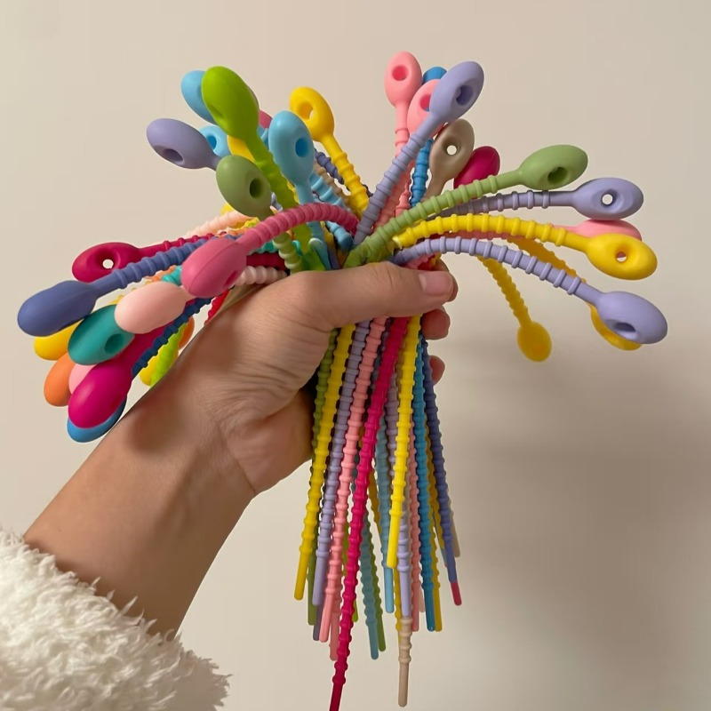 10/200 adet silikon kablo bağl - Cable Winder Keychain incelemesi ve fiyatı