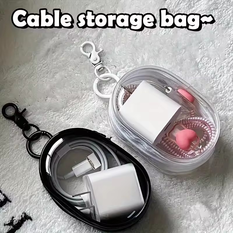 Taşınabilir Mini Şeffaf Fermua - Cable Winder Keychain incelemesi ve fiyatı