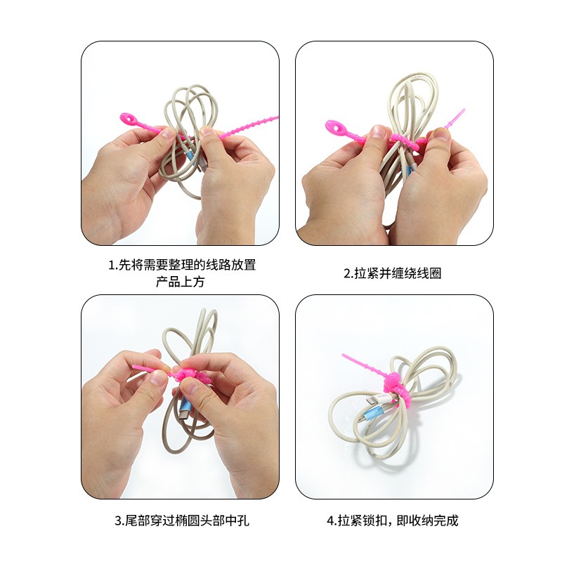 Rastgele renk5 adet Çok Fonksi - Cable Winder Keychain incelemesi ve fiyatı