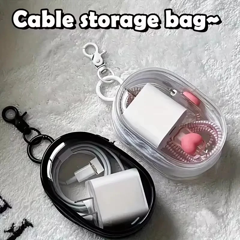 Taşınabilir Mini Şeffaf Fermua - Cable Winder Keychain incelemesi ve fiyatı