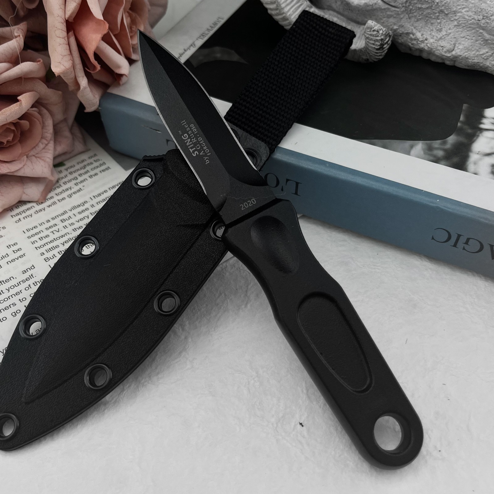 Çok Fonksiyonlu Sabit Namlulu  - Edc Carry Fixed Blade Knife incelemesi ve fiyatı